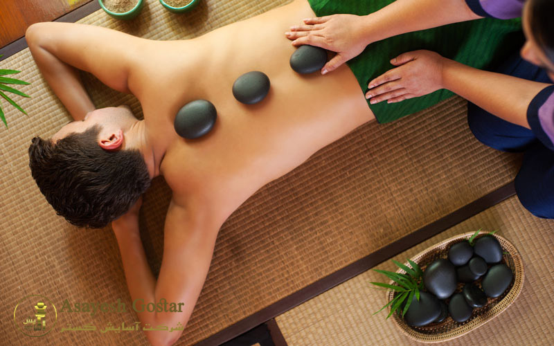 Hot stone massage 